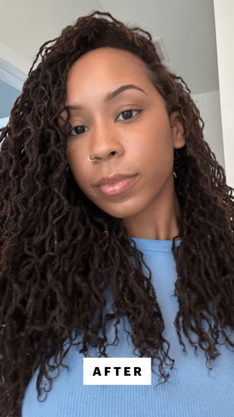 Taylor after using the RevAir Reverse Air Dryer